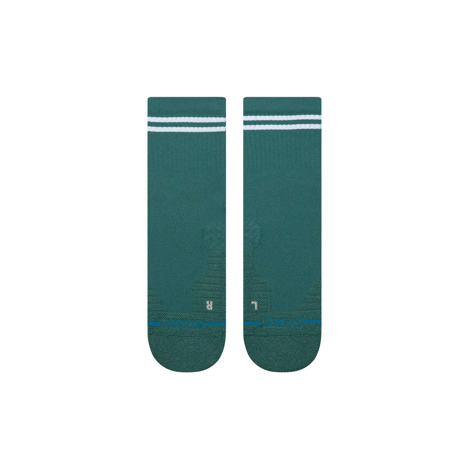 Stance Lined Up Mid Quarter golfsokker teal medium