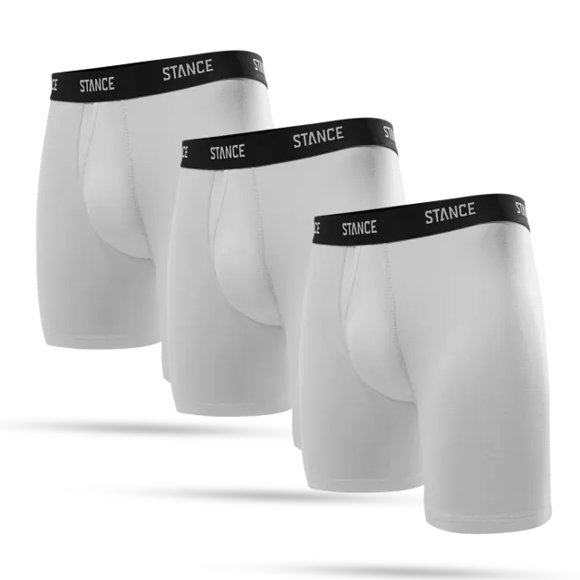 Stance Solid boxershorts grå 3-pak polyester