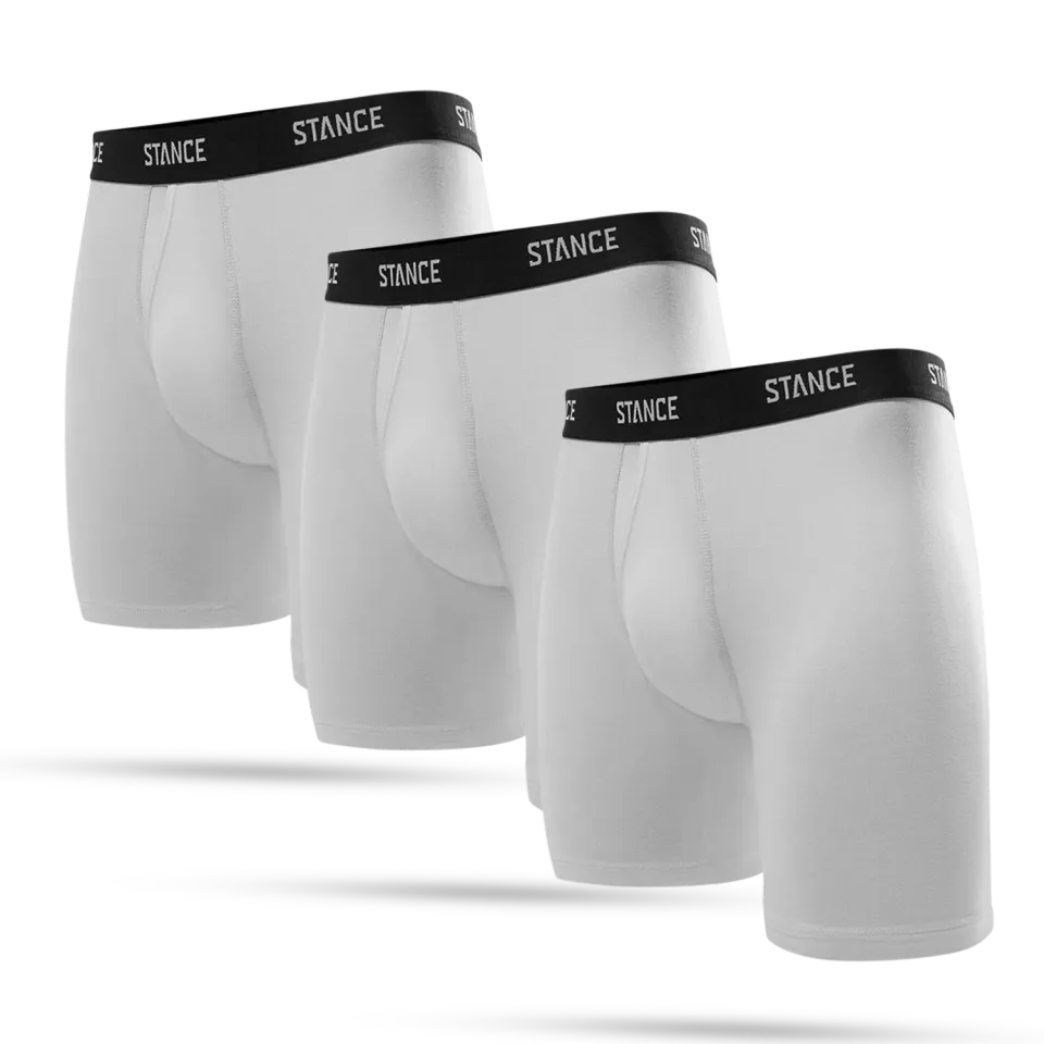 Stance Solid boxershorts grå 3-pak polyester