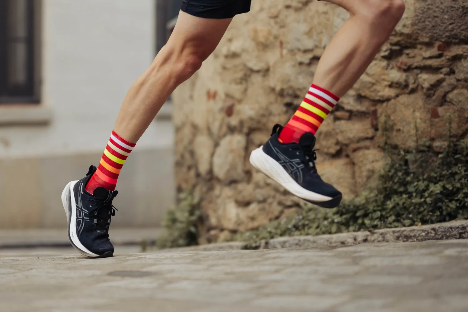 Incylence Running Levels løbestrømper sunset 1 par åndbar
