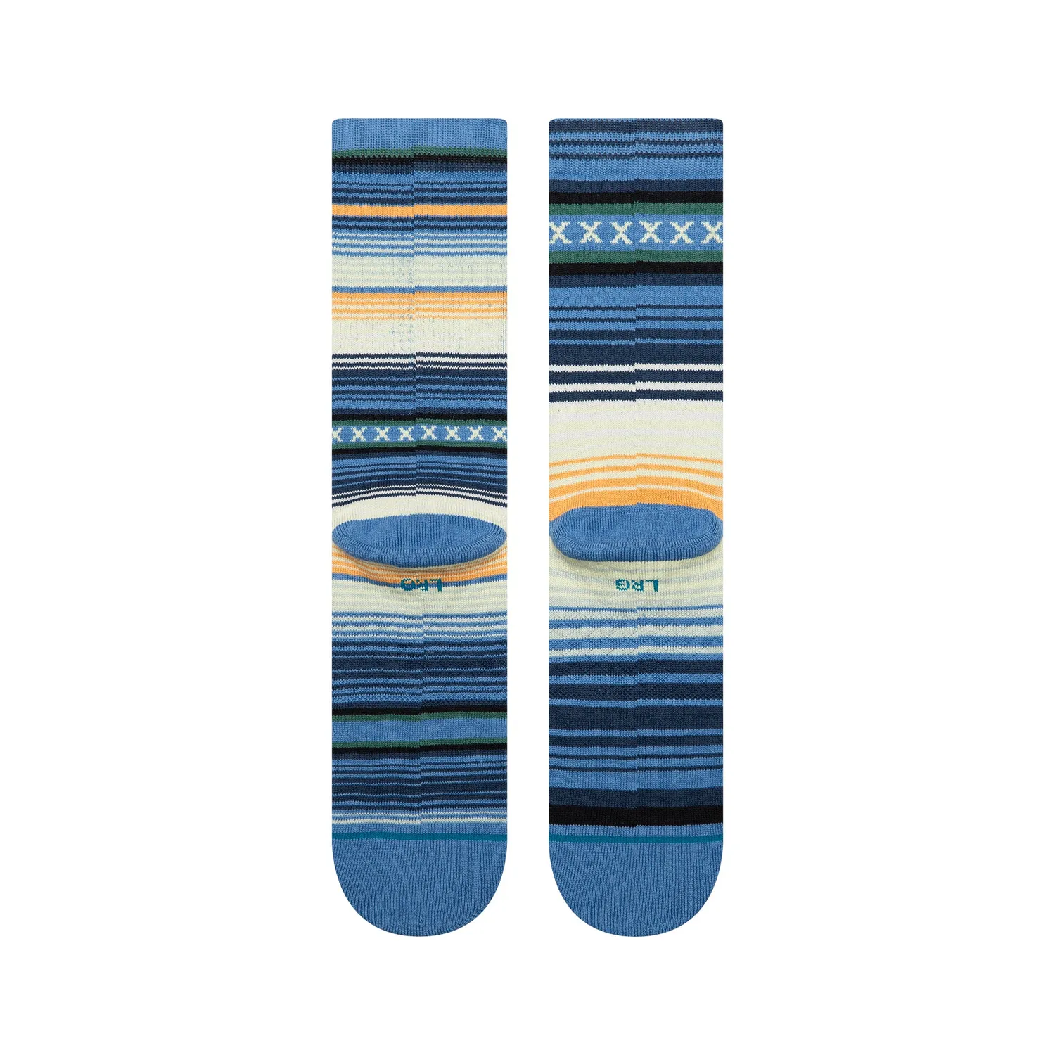 Stance Curren St crew sokker capriblå medium støtte