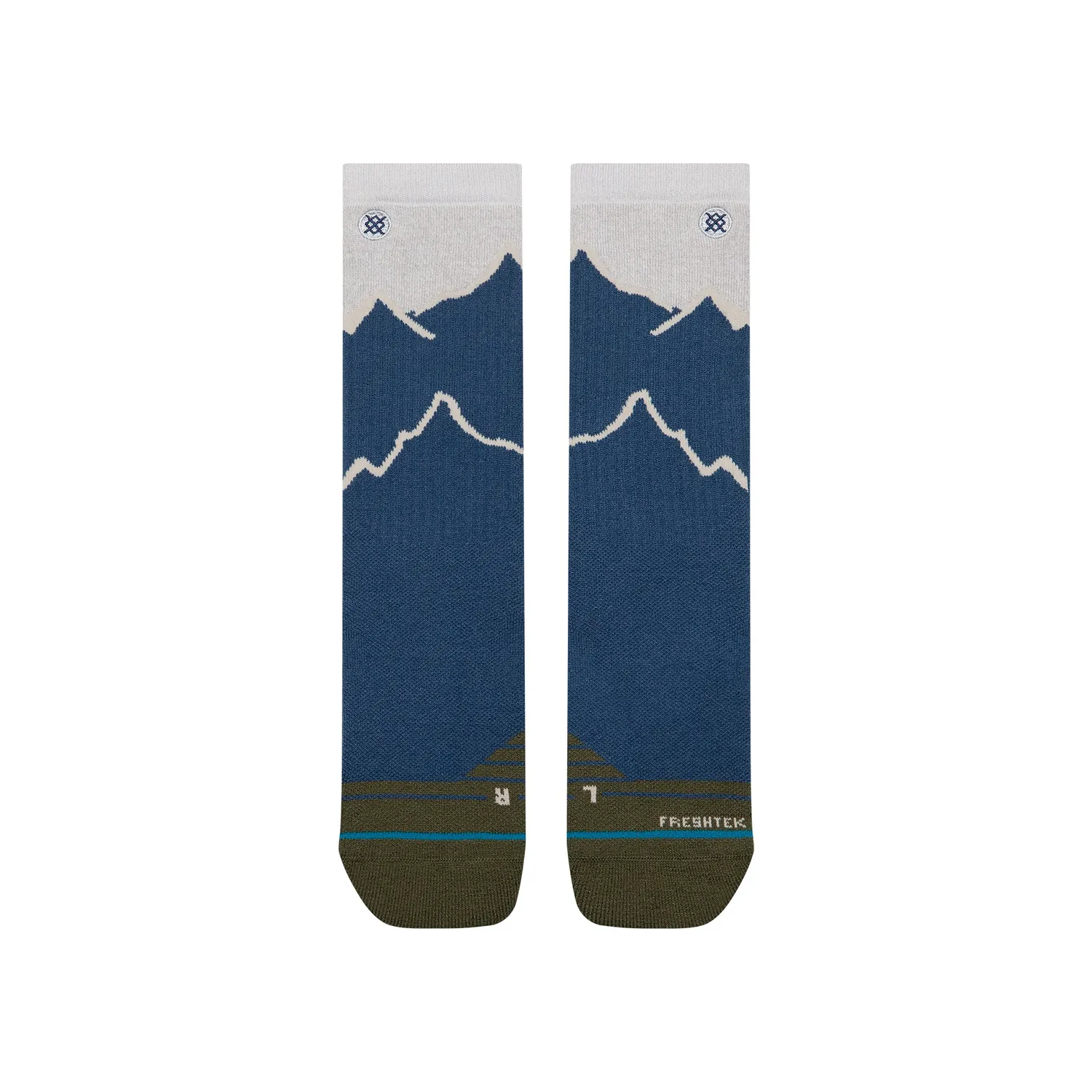 Stance Peaking Hike crew sokker navy medium