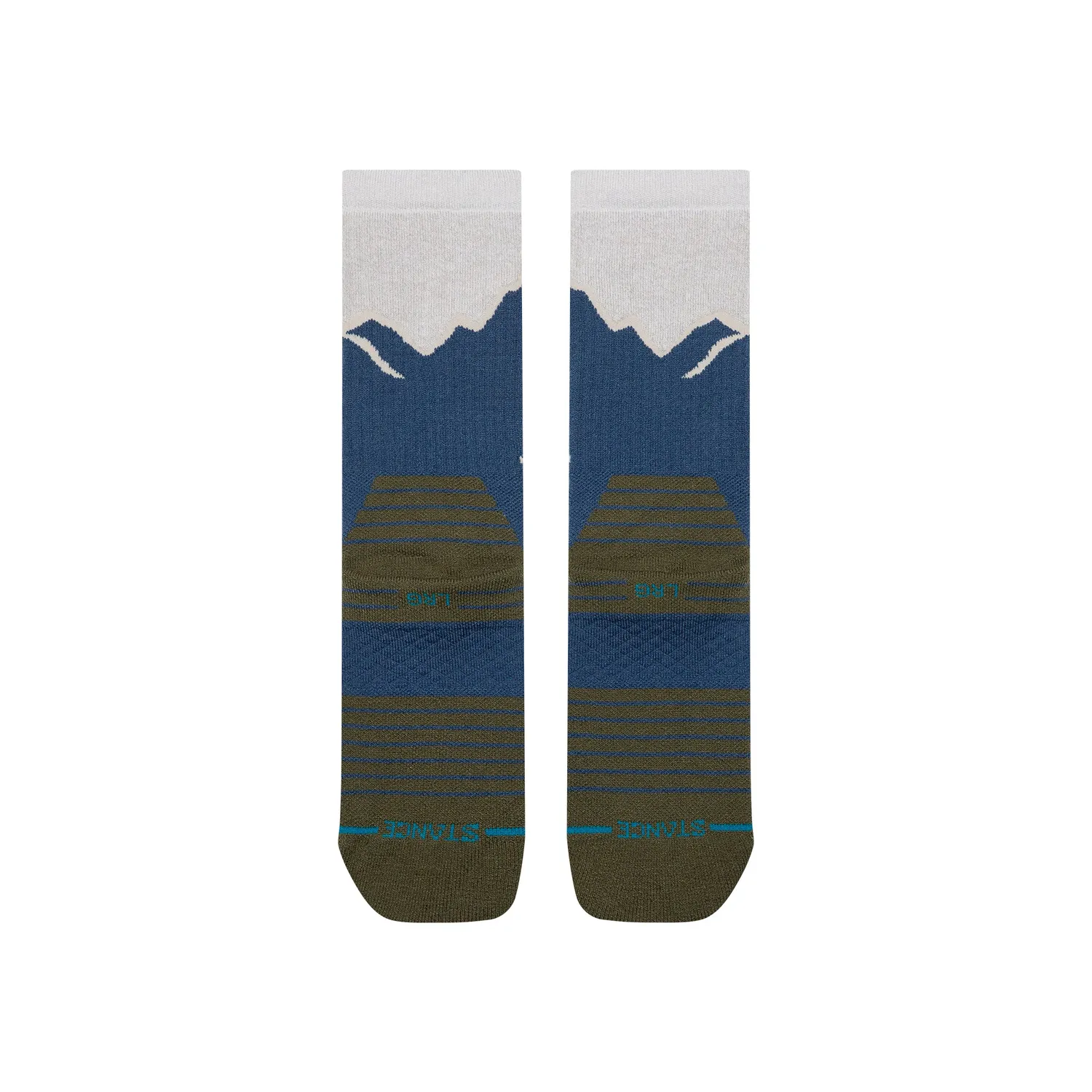 Stance Peaking Hike crew sokker navy medium