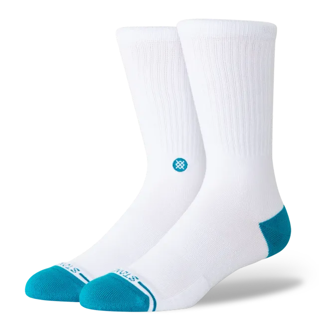 Stance Icon Dot Crew sokker blå medium