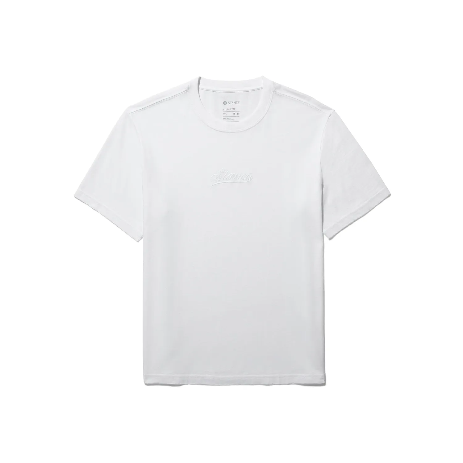 Stance Studio Organic Cotton T-shirt hvid økologisk bomuld