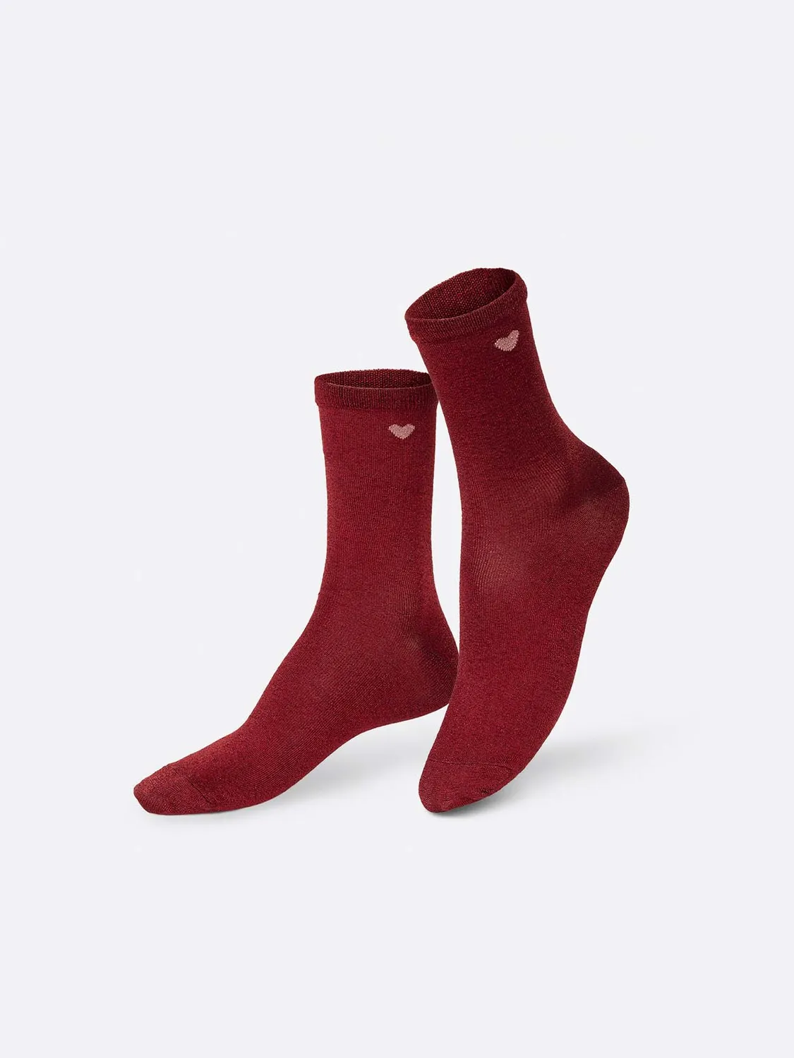 Eat My Socks Love Me Red sokker 1 par bomuld