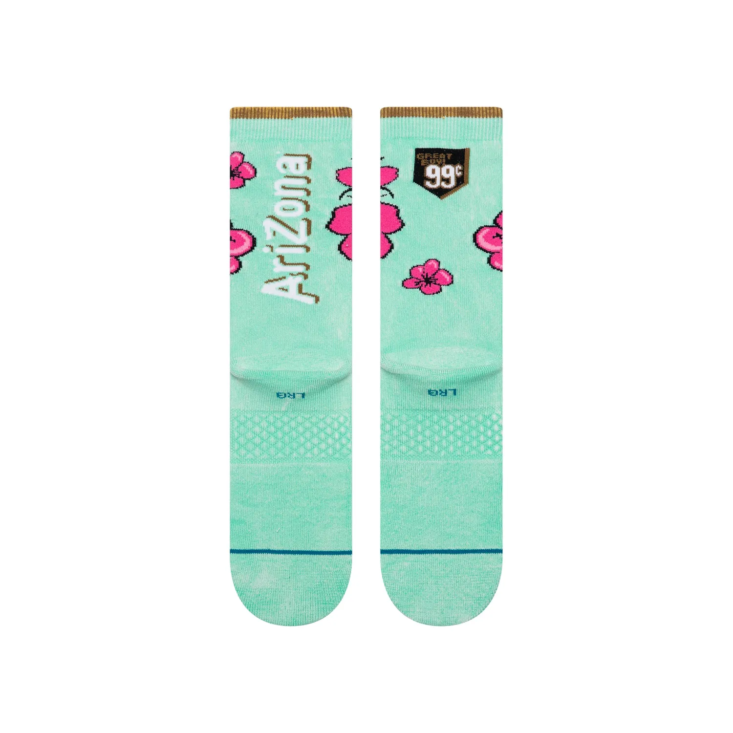 Stance 99 Cents Crew bomuldsstrømper jade Arizona