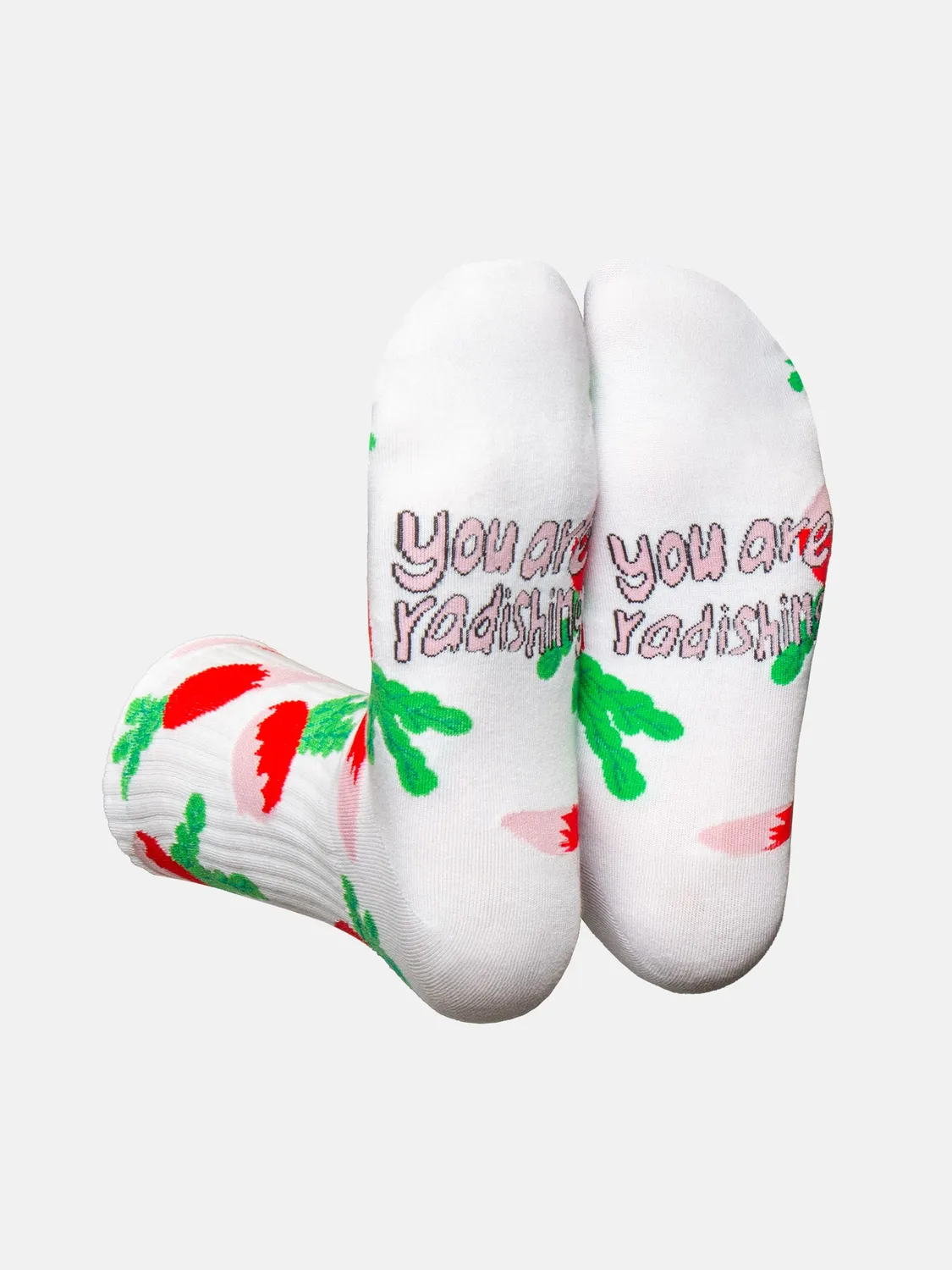 Eat My Socks Radish sokker radise flat-pack