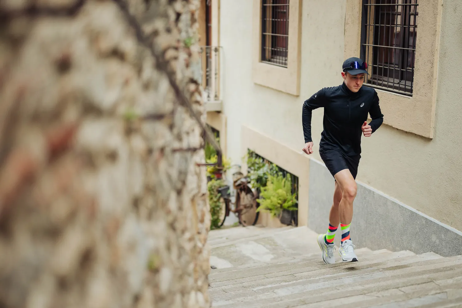 Incylence Running Loops løbestrømper navy polstret