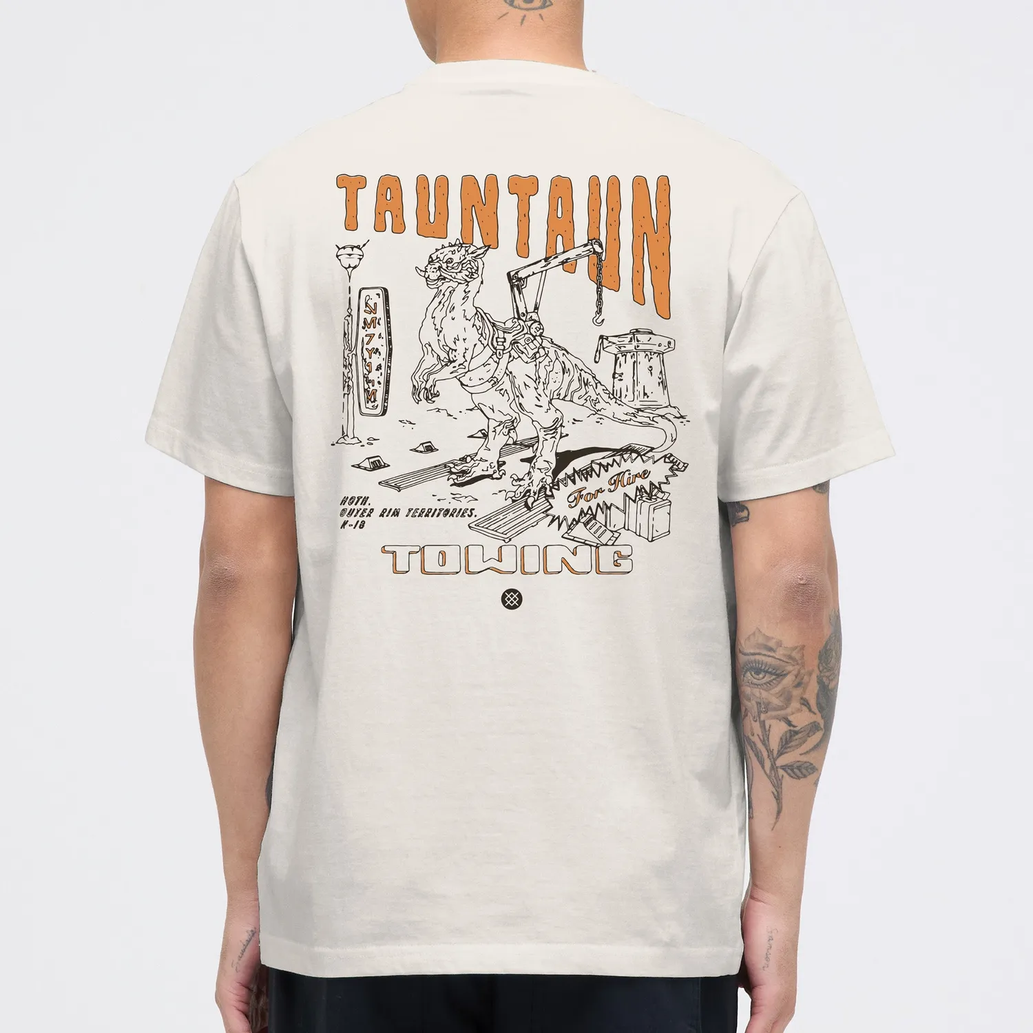 Stance Star Wars Tauntaun Tow T-shirt hvid bomuld
