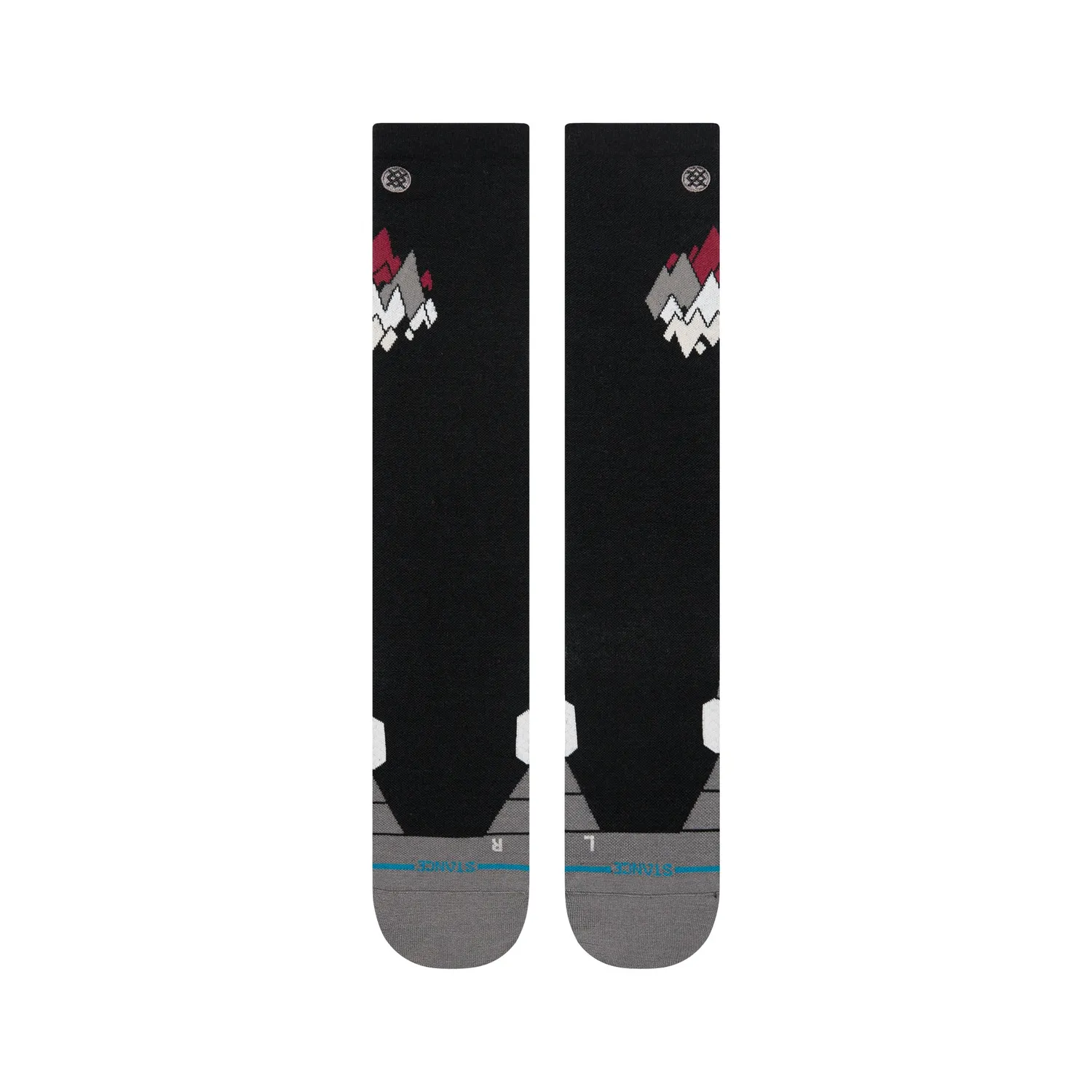Stance Peaks skisokker sort uld ultralet OTC