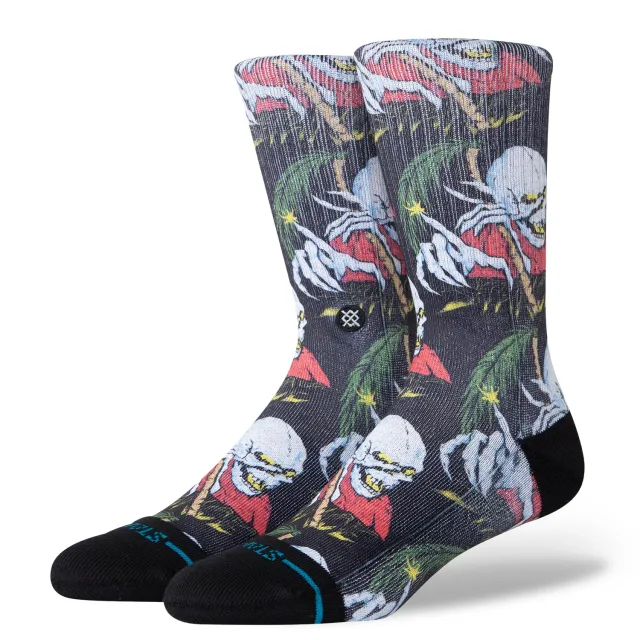 Stance Palm Slayer crew sokker sort bomuld