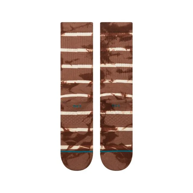 Stance Mojo Crew strømper brun bomuld