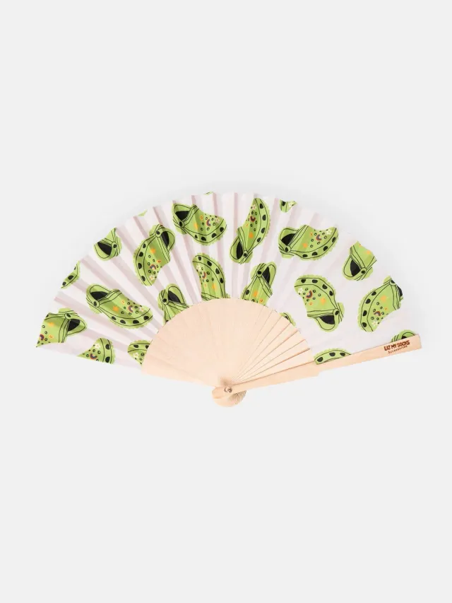 Eat My Socks Beach Walks Hand Fan håndvifte