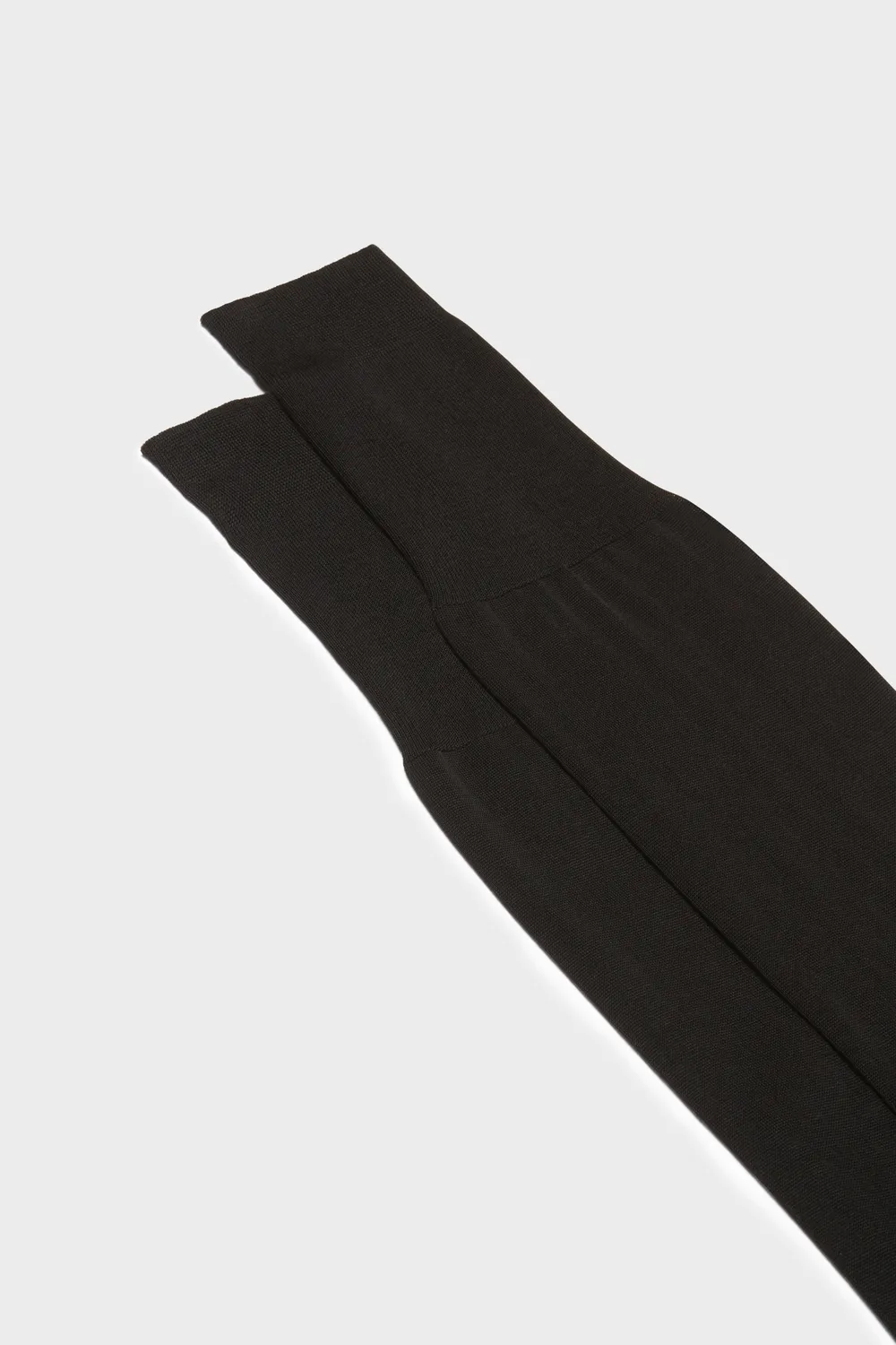 Bresciani Essentials Lorenzo strømper charcoal bomuld