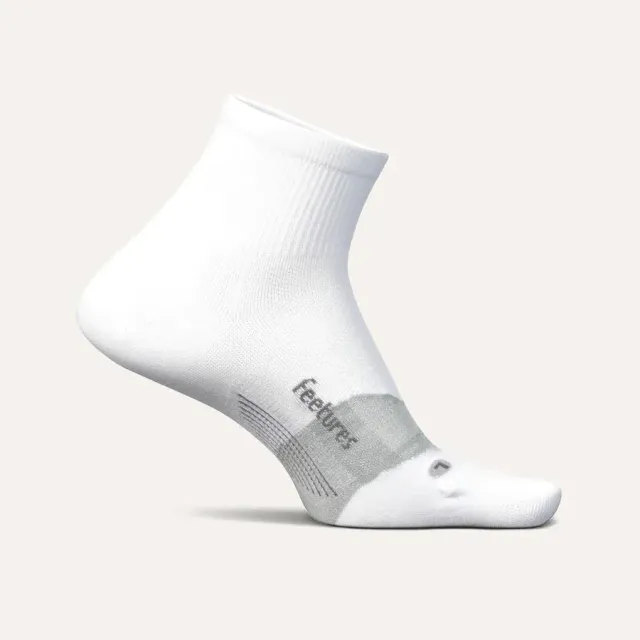 Feetures Elite Ultra Light Quarter sokker hvid ultralet