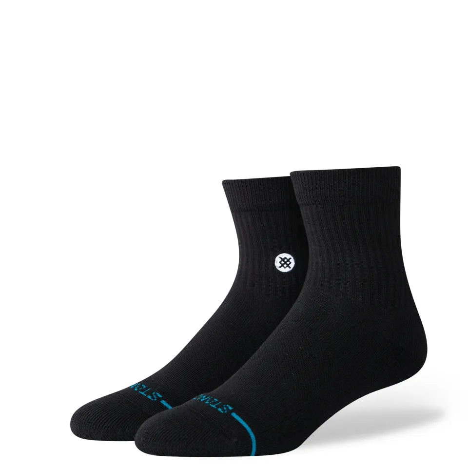 Stance Icon Quarter sokker sort klassisk