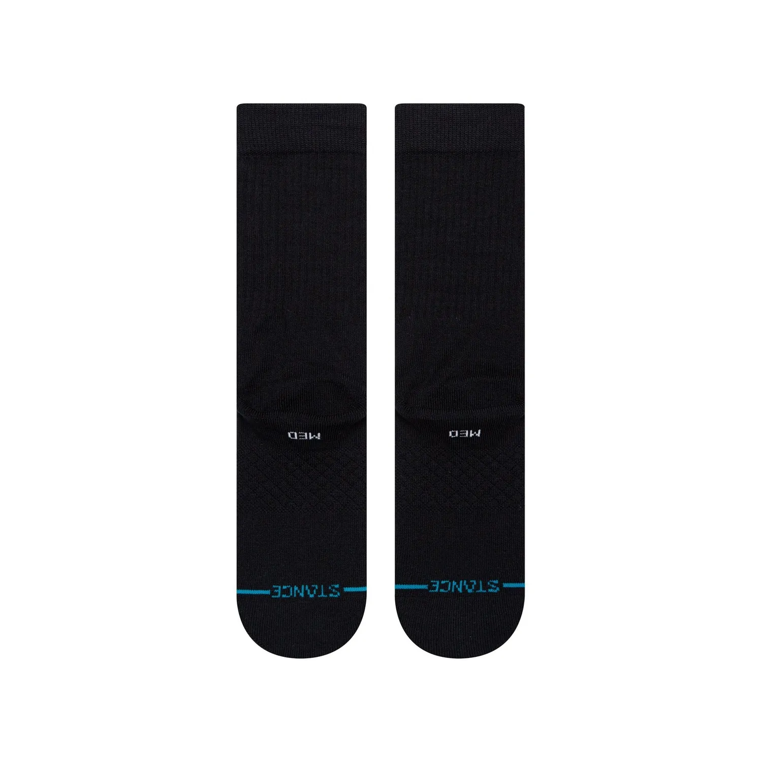 Stance Logoman Crew strømper sort – medium polstring
