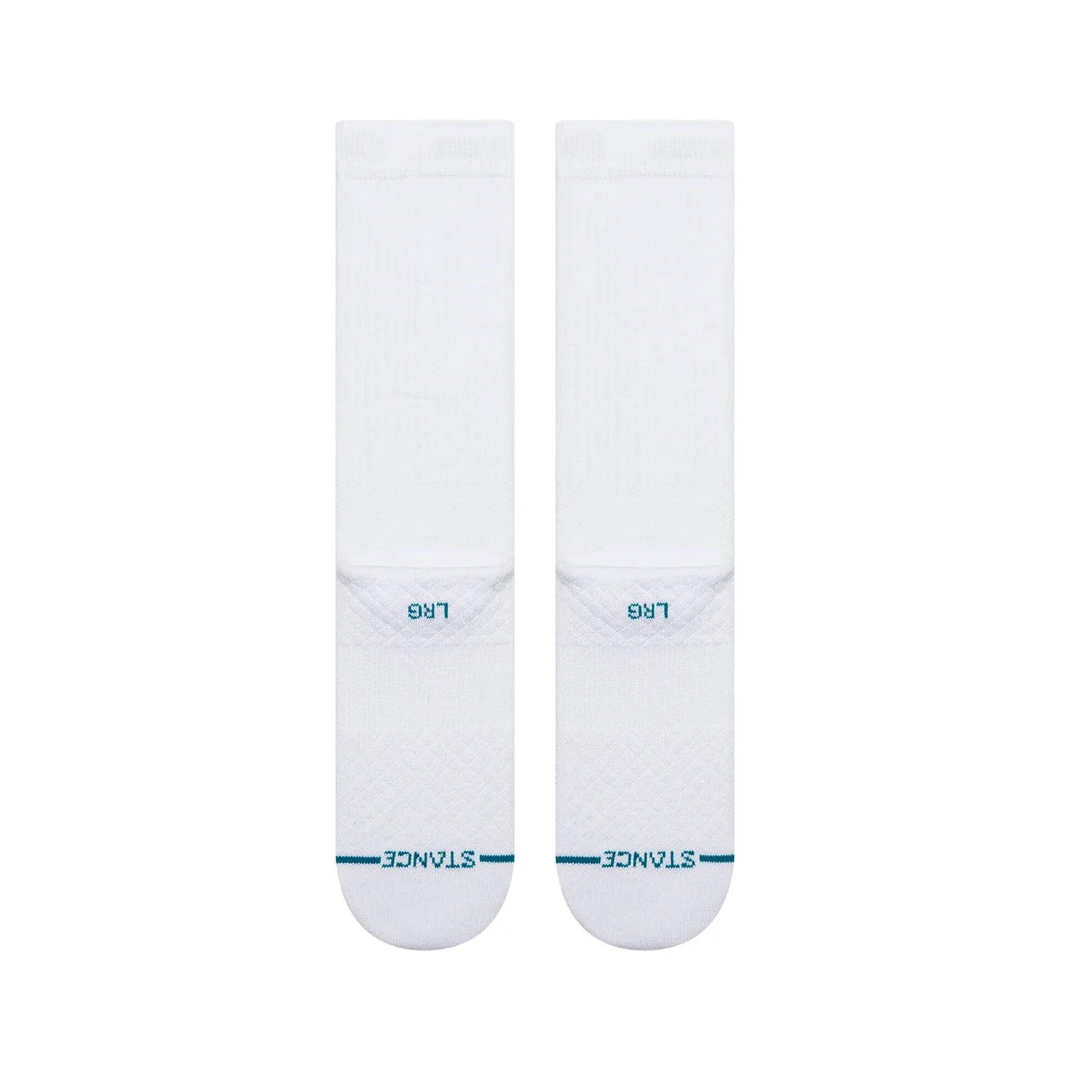 Stance Signature Crew sokker hvid åndbar