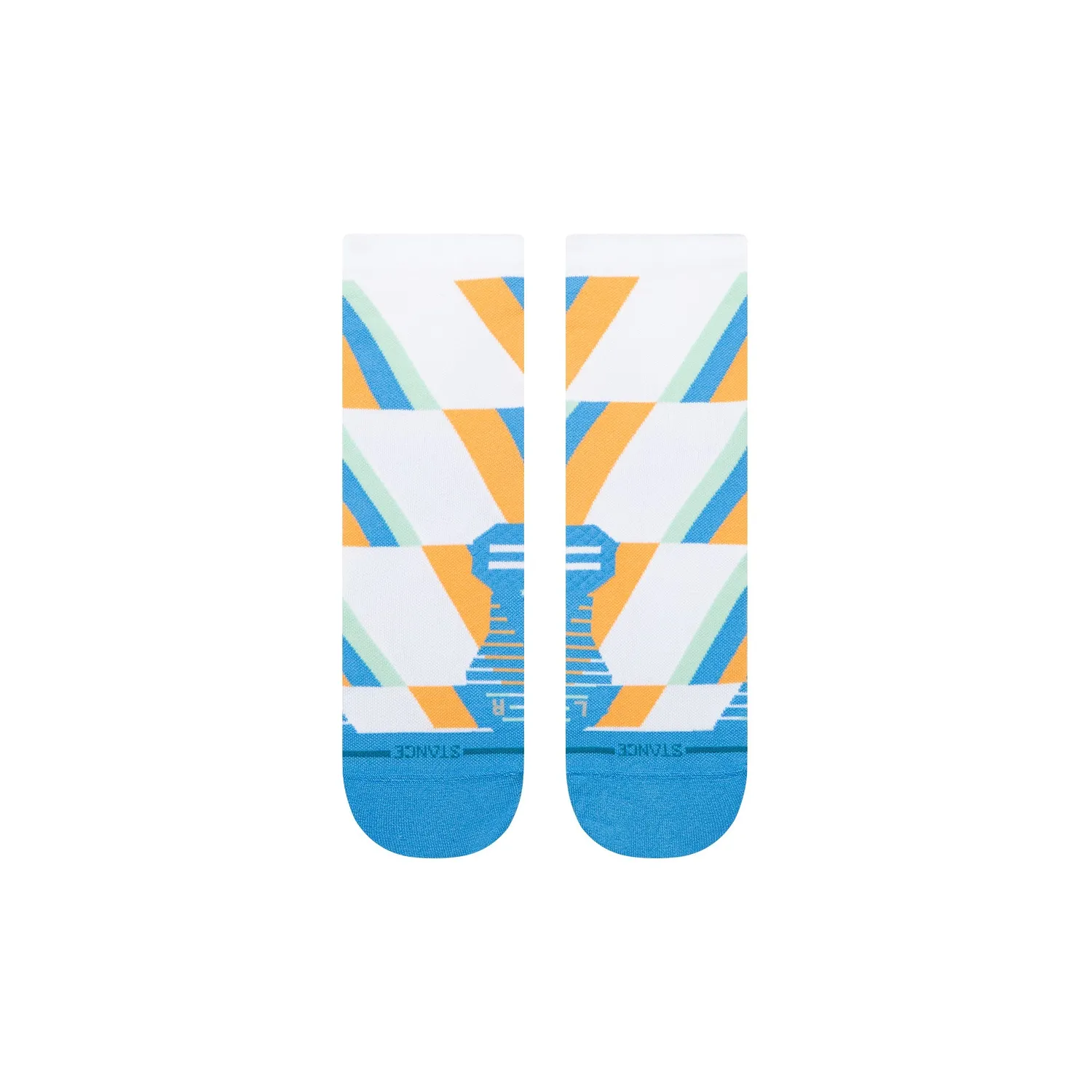 Stance Gamma Ray Ultra Light quarter løbestrømper blå