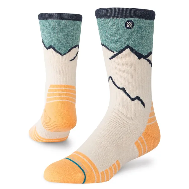 Stance Peaking Hike crew strømper tan medium