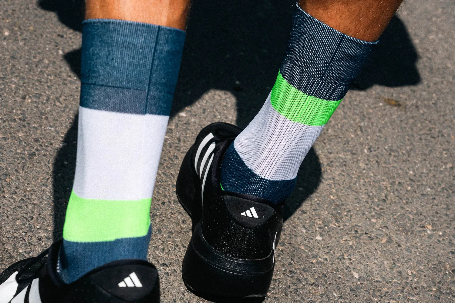 Incylence Running Bands løbesokker navy green åndbare