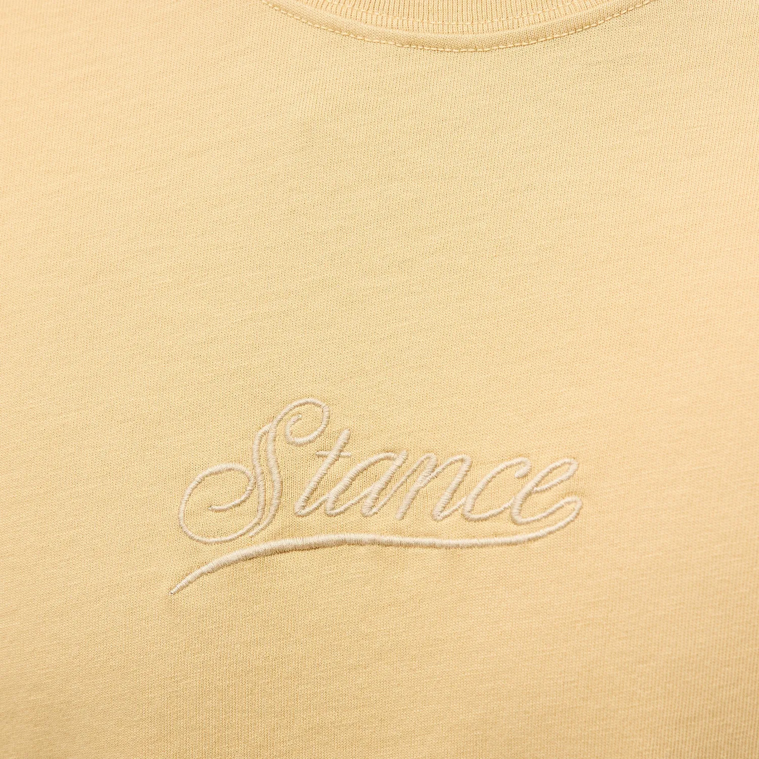 Stance Studio Organic Cotton Tee khaki relaxed