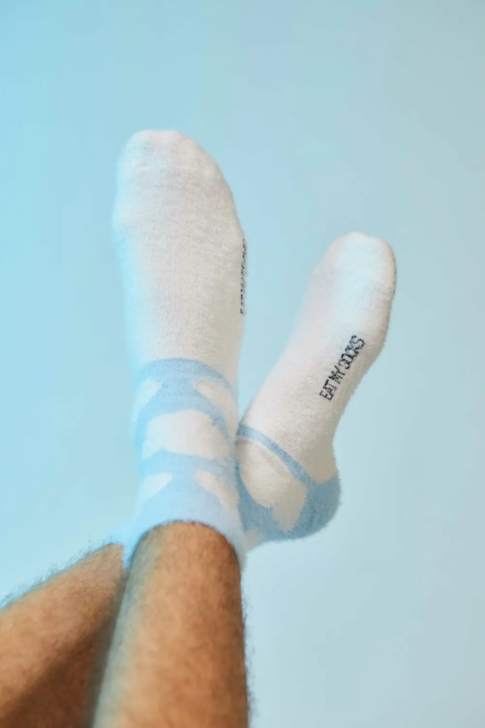 Eat My Socks Fluffy Cloud strømper hvid 1 par blød