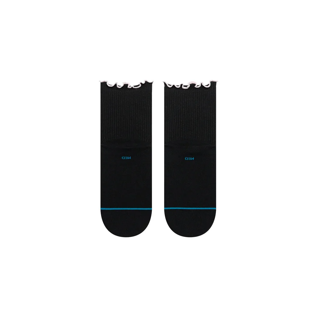 Stance Pop Ruffle Icon quarterstrømper sorte