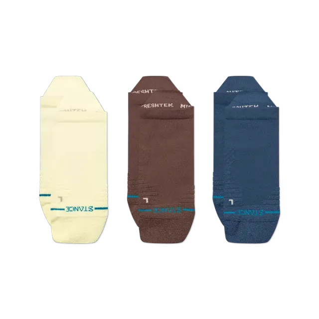 Stance Solid Mid Tab sokker butter 3-pak