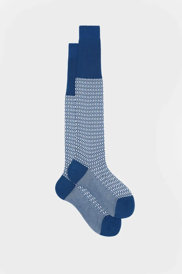 Bresciani Essentials Remo herresokker ocean bomuld