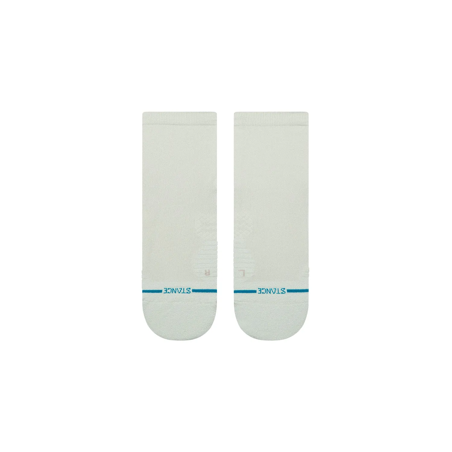 Stance Solid Light Quarter løbestrømper lyseblå 1 par åndbar