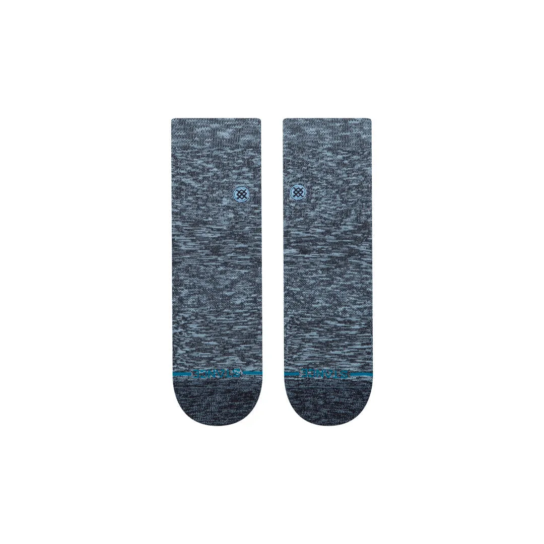 Stance Slub Quarter Strømper Navy bomuld