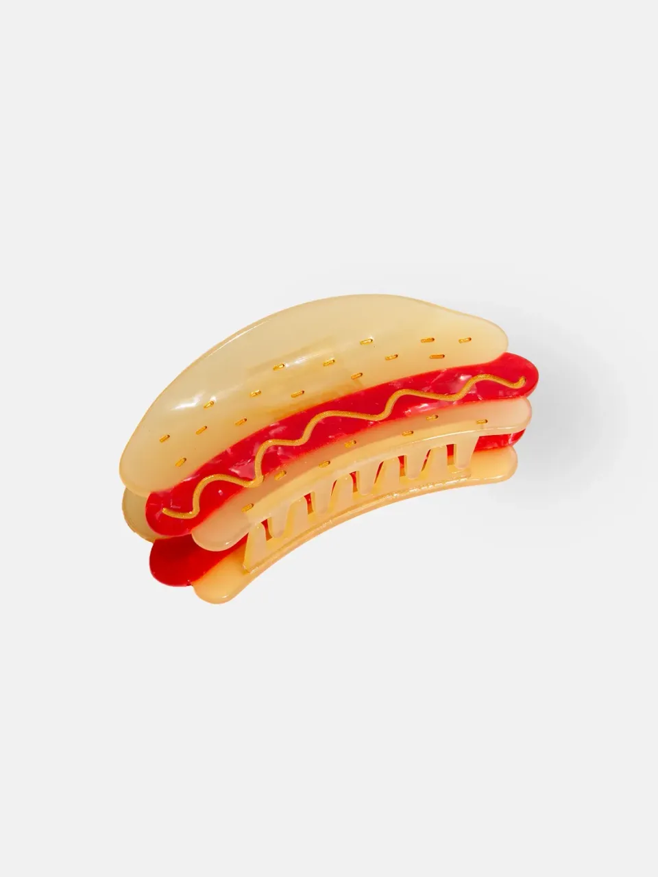 Eat My Socks Hot Dog hårklemme celluloseacetat