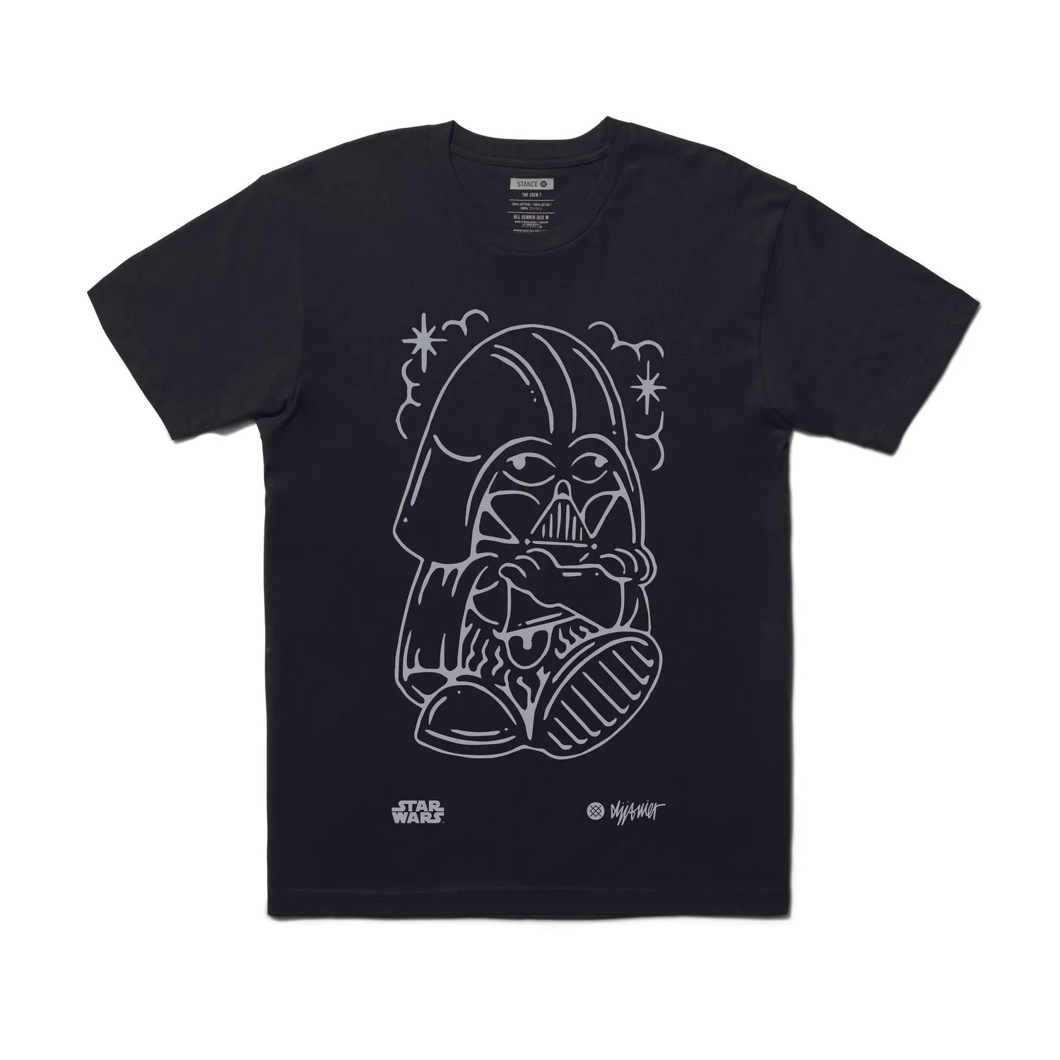 Stance DJ Darth Star Wars t-shirt sort – unisex