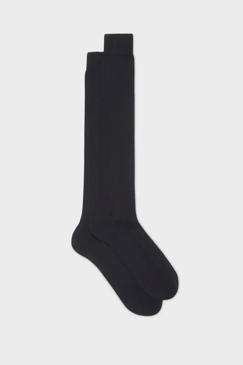 Bresciani Essentials Massimo strømper navy pima