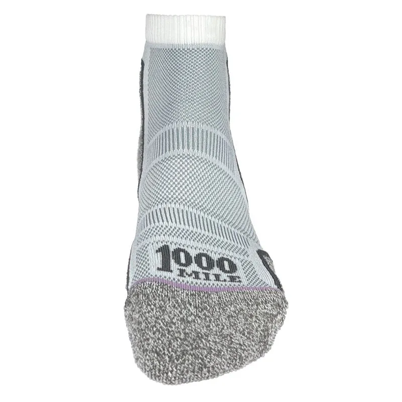 1000 Mile Run Anklet 2261 ankelstrømper hvid 2-pak M