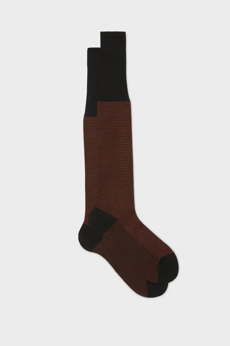 Bresciani Essentials Leo strømper brun bomuld