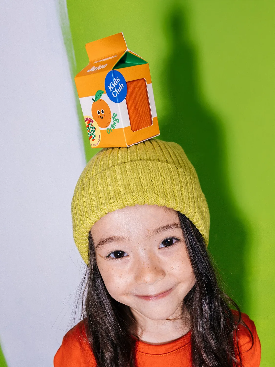 Eat My Socks Orange Juice Kids børnesokker 1 par