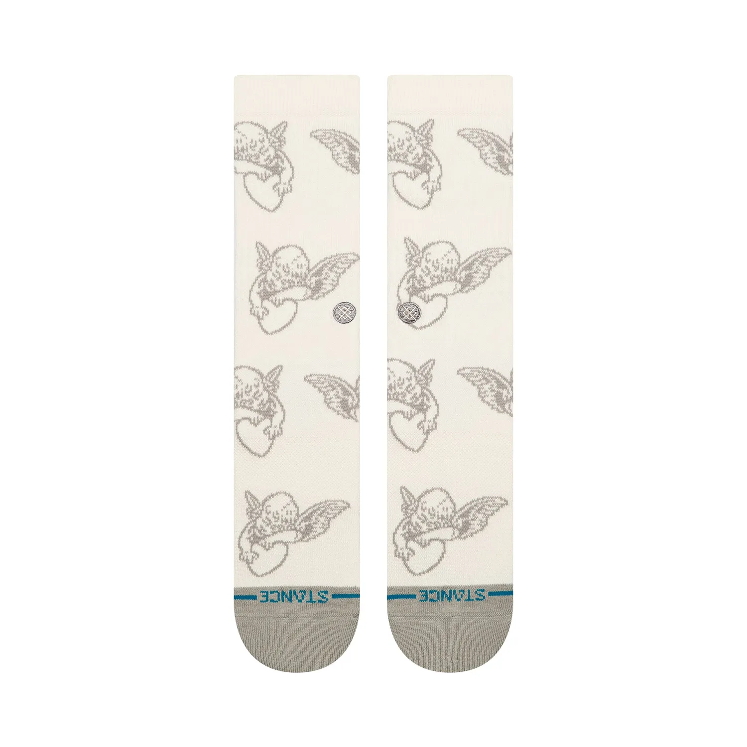 Stance Cherub Crew strømpe Canvas bomuld