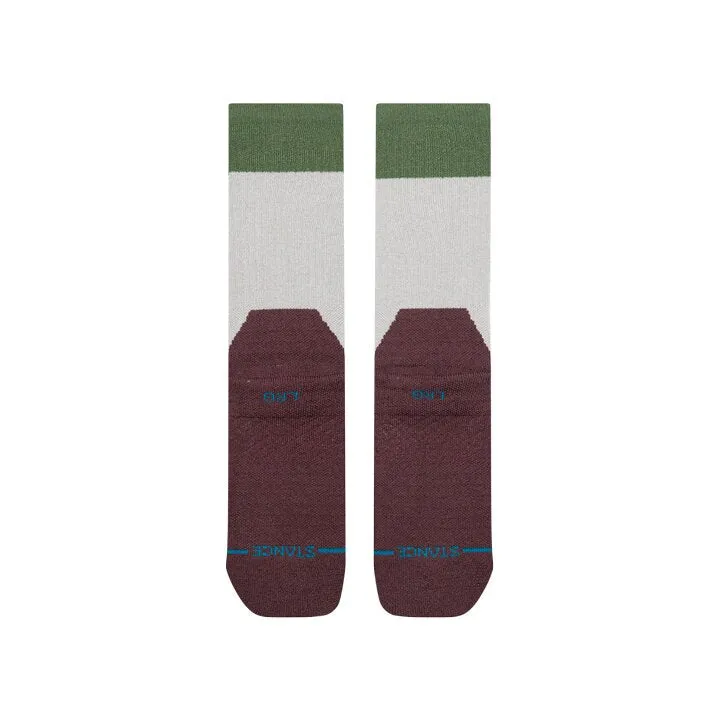 Stance Tri Block hike strømper grå crew uld