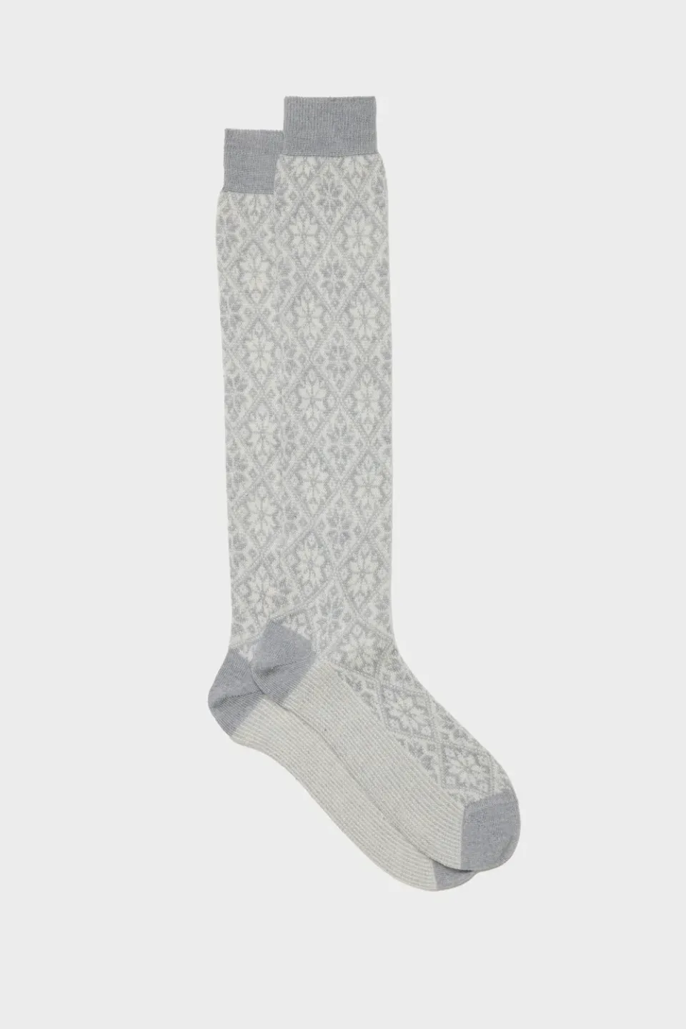 Bresciani Astrum sokker pearl uld nordisk mønster