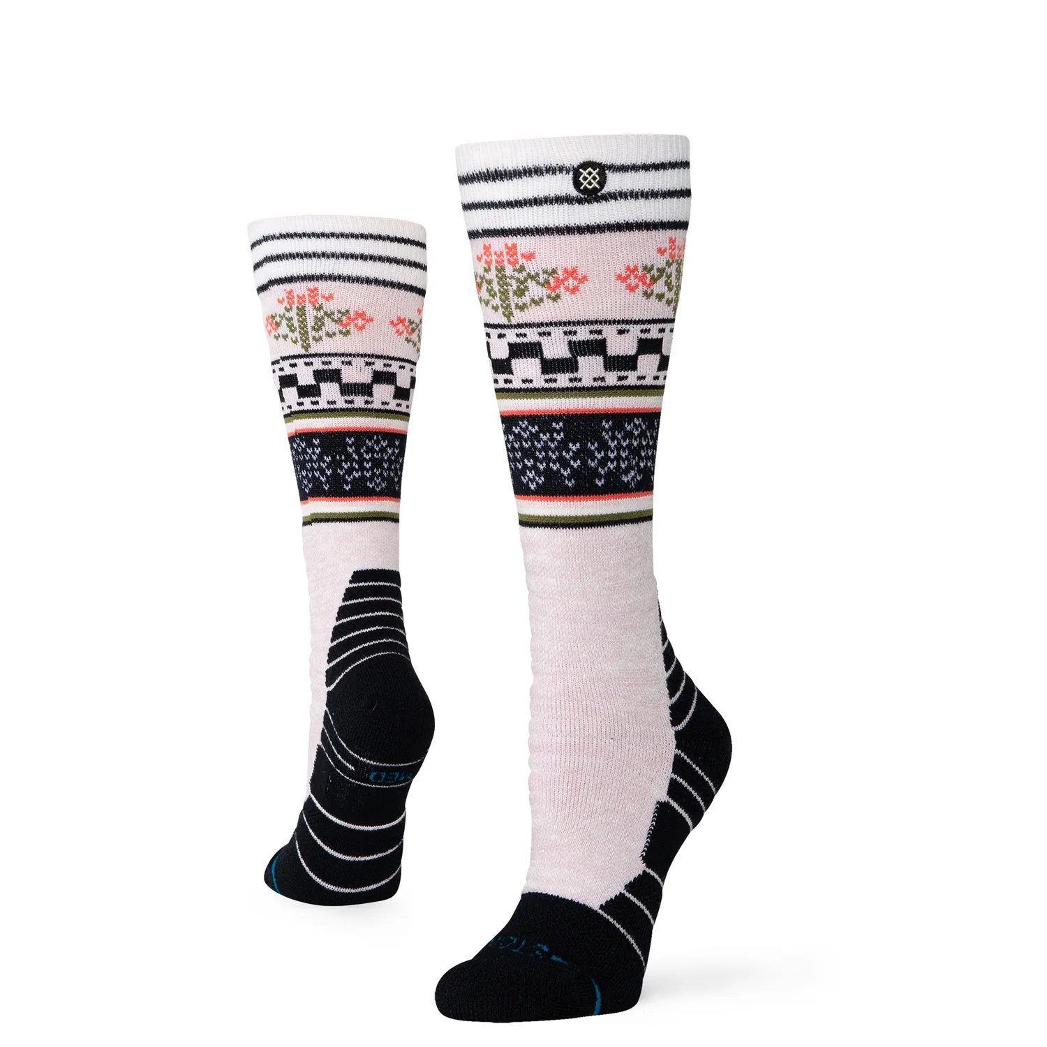 Stance Winter Bloom skisokker OTC lilla åndbar
