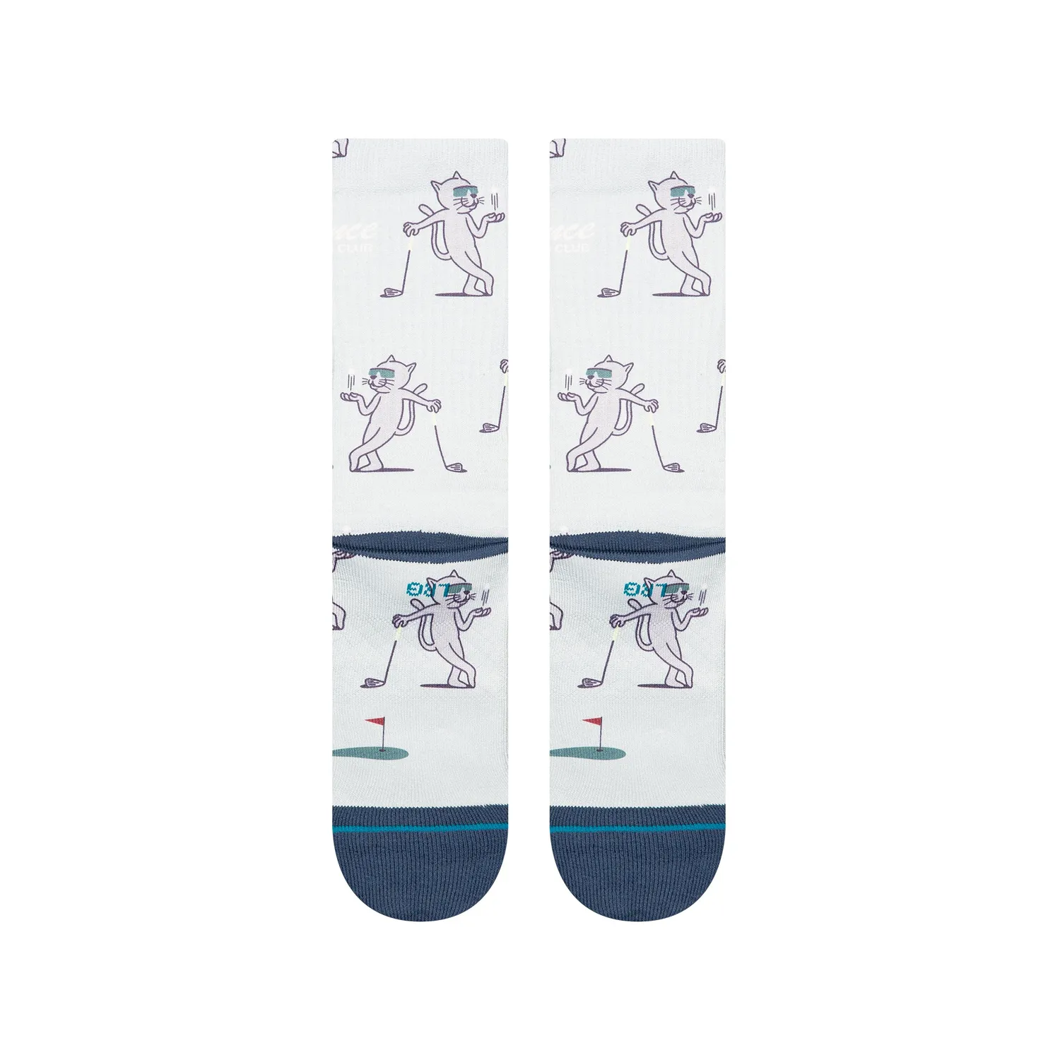 Stance Players Club Crew strømper grøn polyester