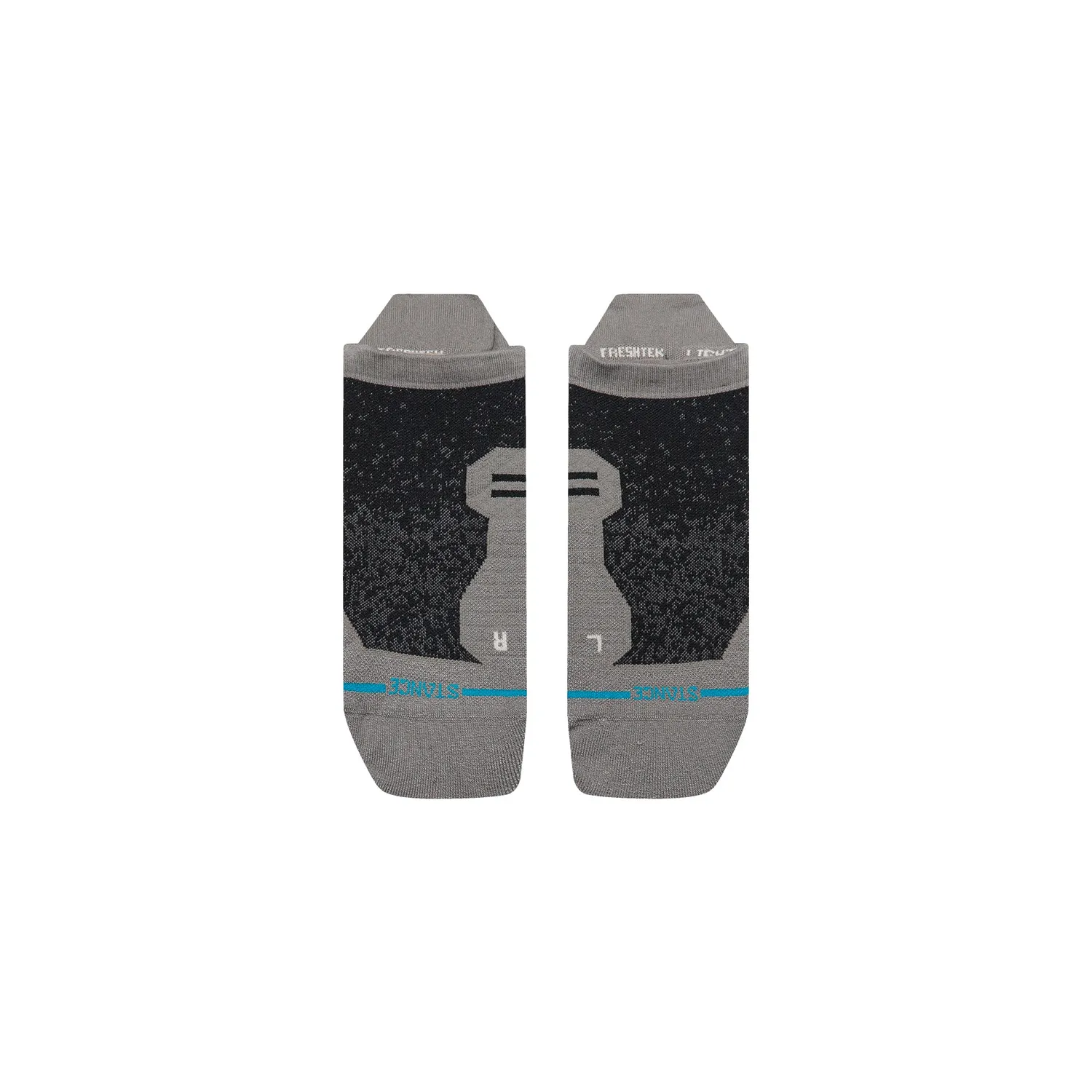 Stance Powder Split tab løbestrømper sort let