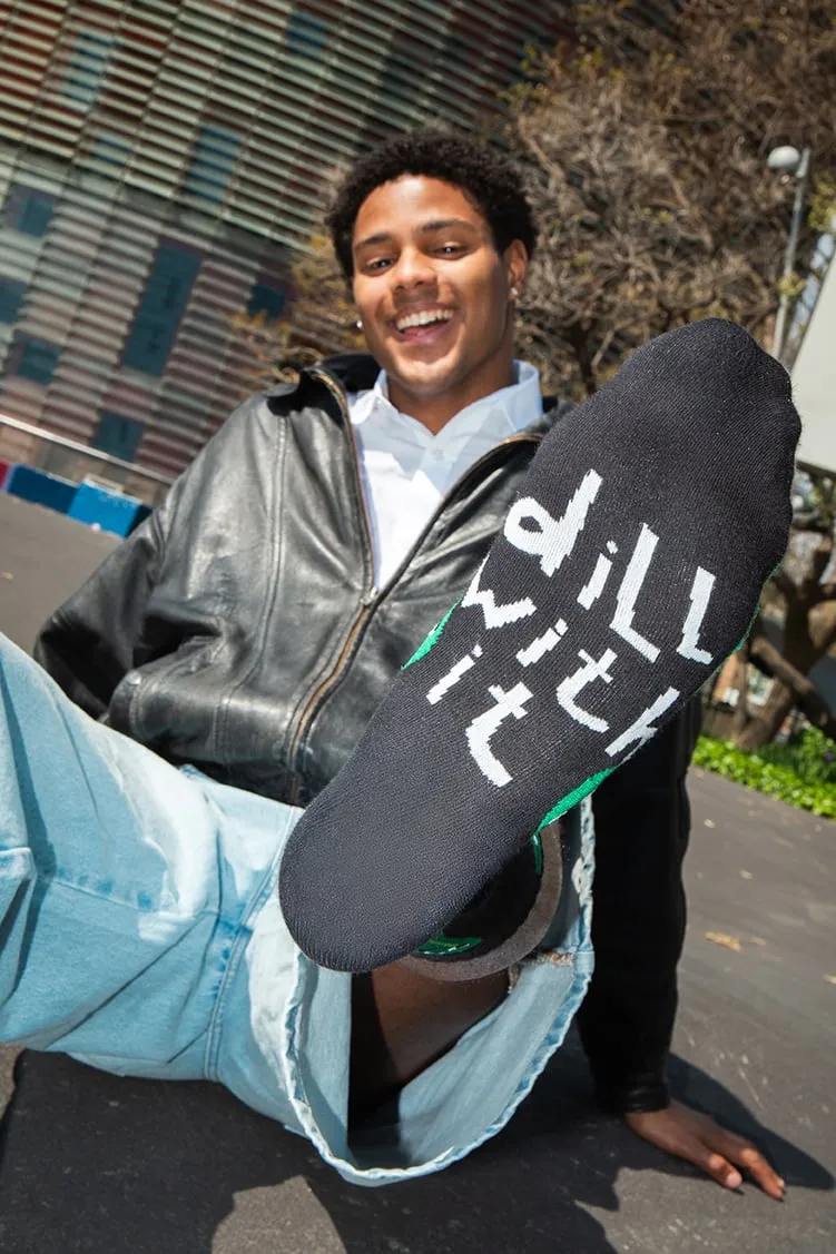 Eat My Socks Pickles Flat-Pack strømper bomuld