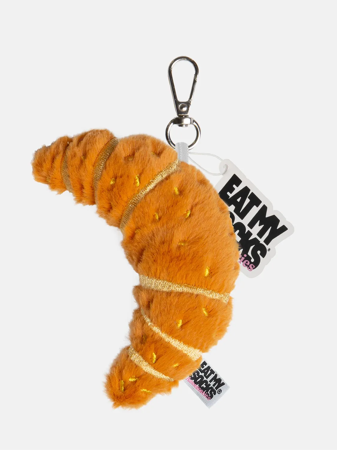 Eat My Socks Croissant taskevedhæng charm