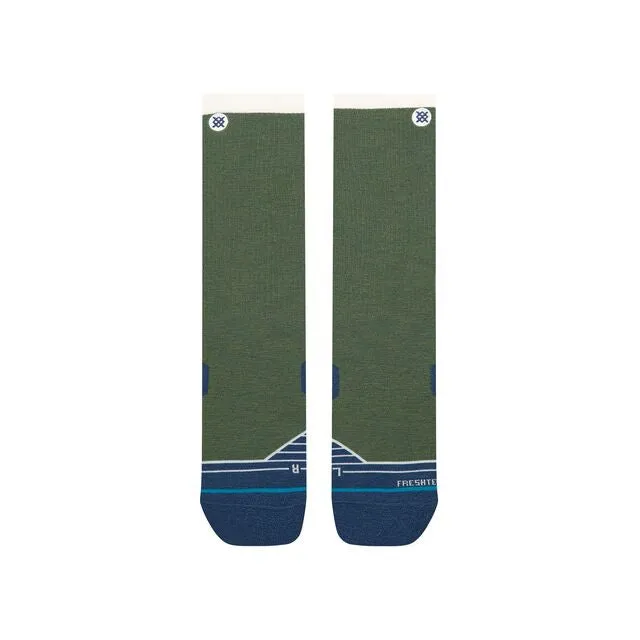 Stance Swamp Hike Light Crew vandrestrømper Navy – uld