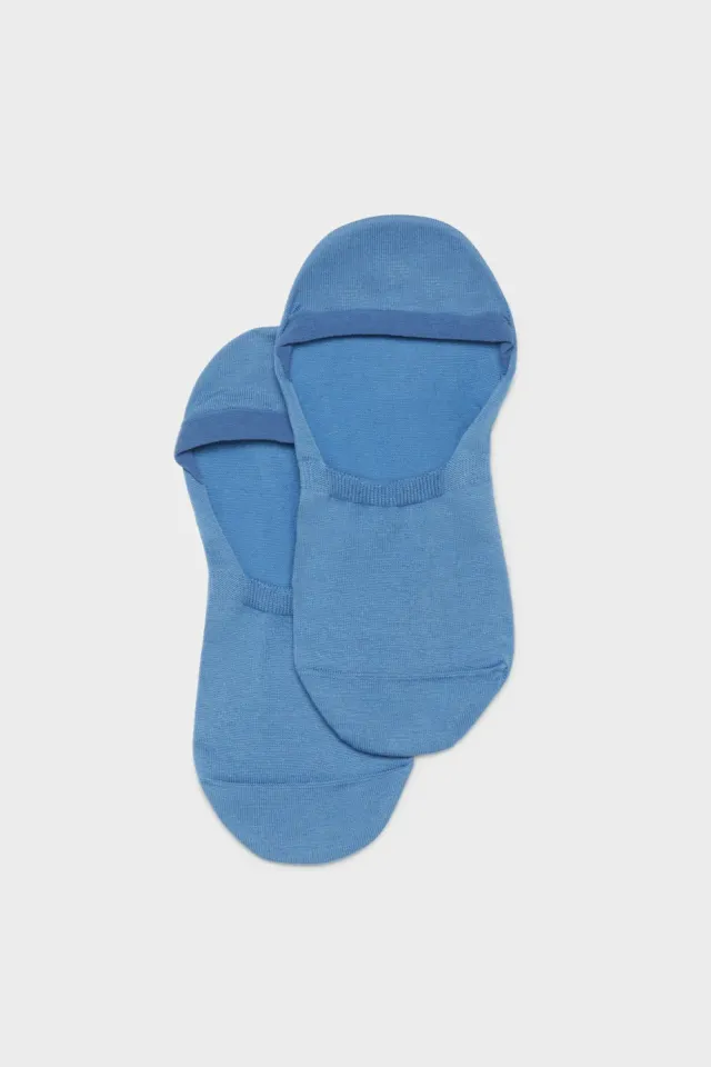 Bresciani Essentials Ennio sneakersokker lyseblå bomuld