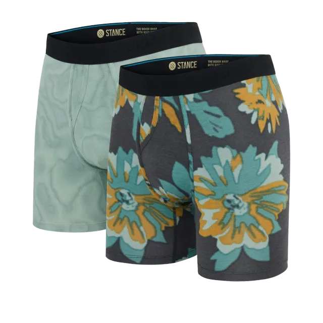 Stance Wholester boxershorts sort 2-pak – medium støtte